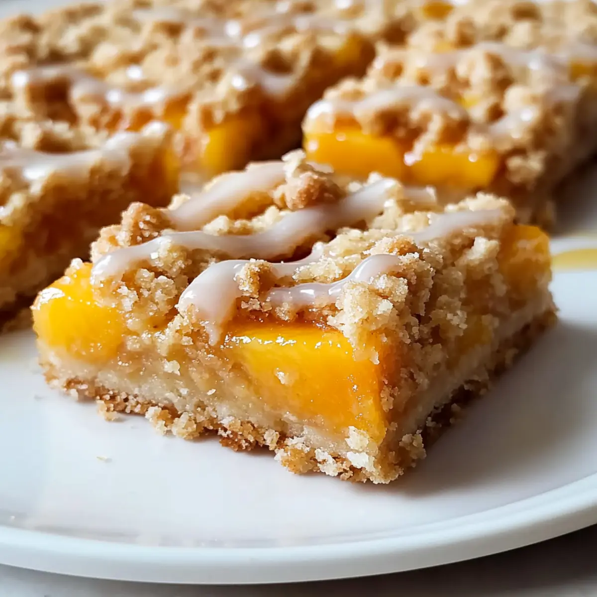 Delicious Peach Crumble Bars: A Perfect Summer Treat