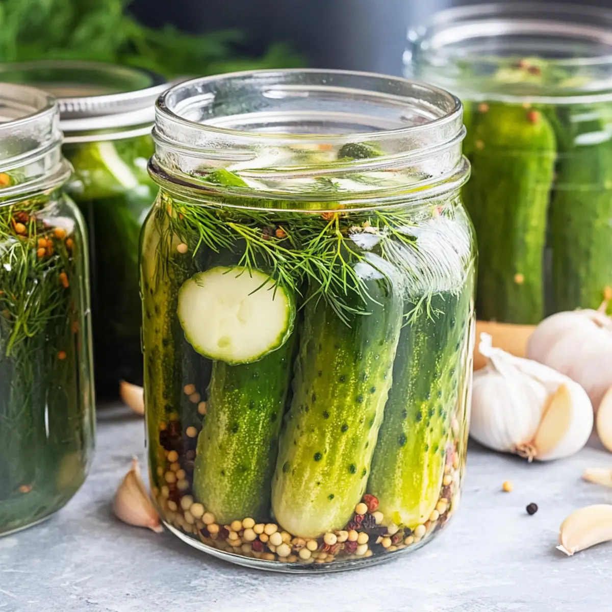 Homemade Garlic Dill Pickles for Crunchy Flavor Heaven