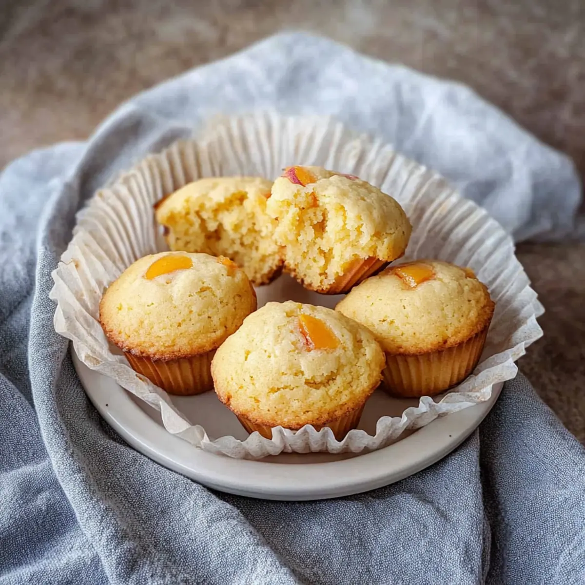 Peach Cornbread Muffins: Moist, Fruity Bliss for Summer Mornings