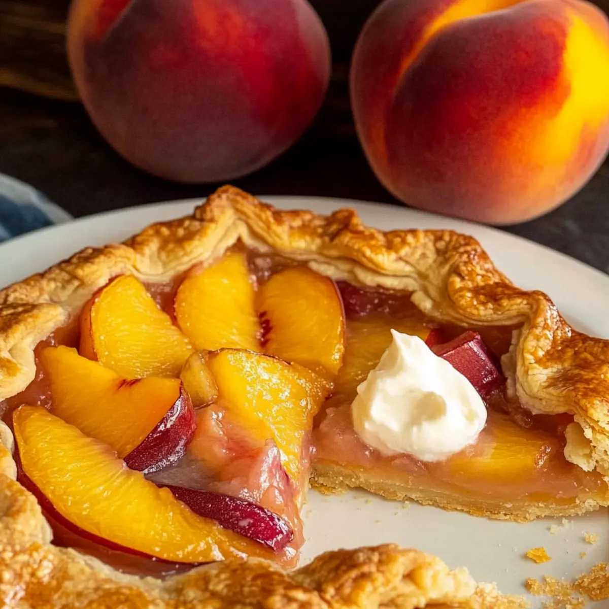 Easy Peach Rhubarb Galette for Effortless Summer Desserts