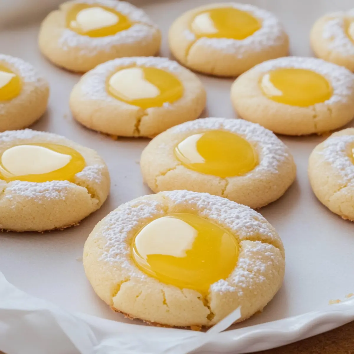 Lemon Curd Cookies: Buttery Delights with Zesty Happiness