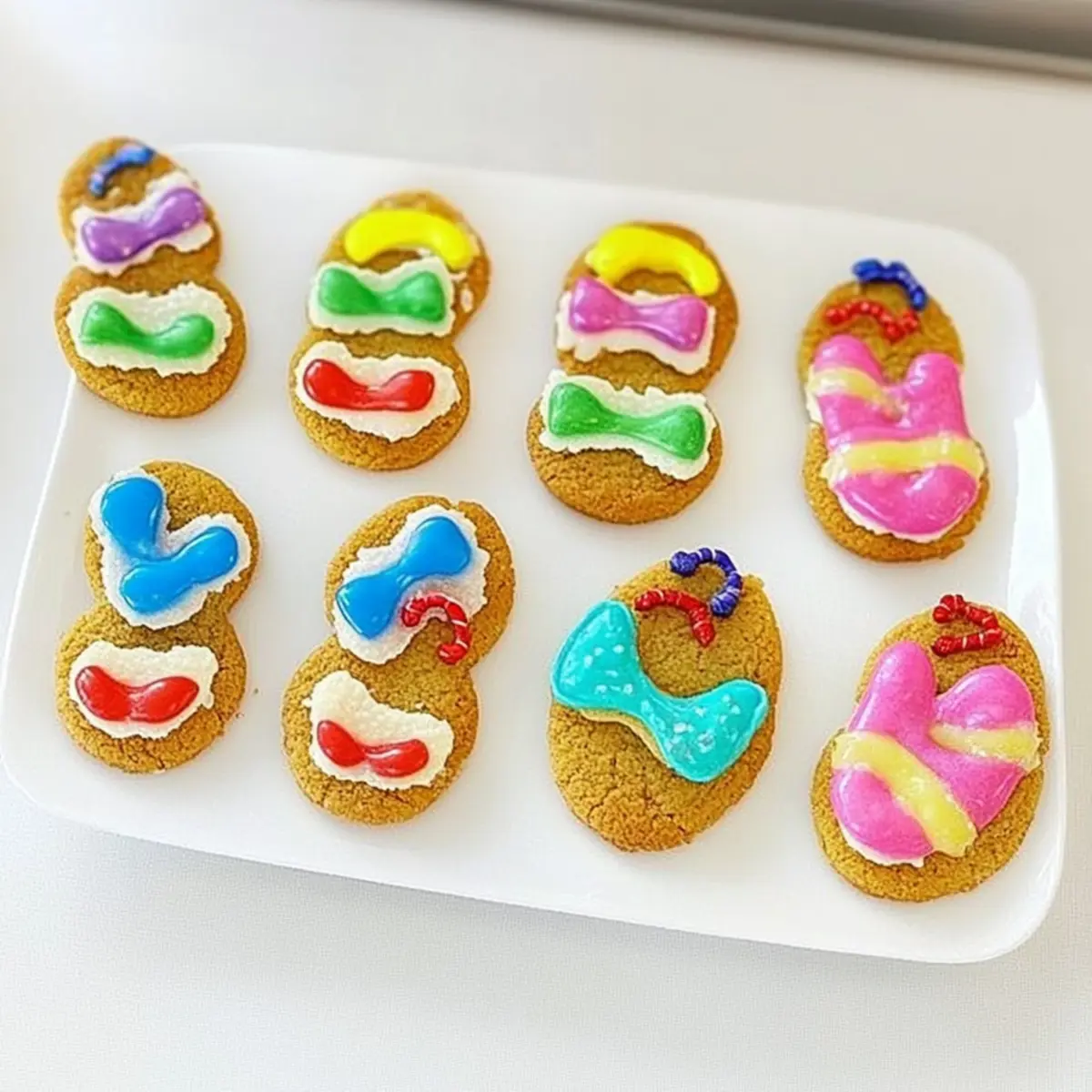 Summertime Flip Flop Cookies That Kids Will Love to Make