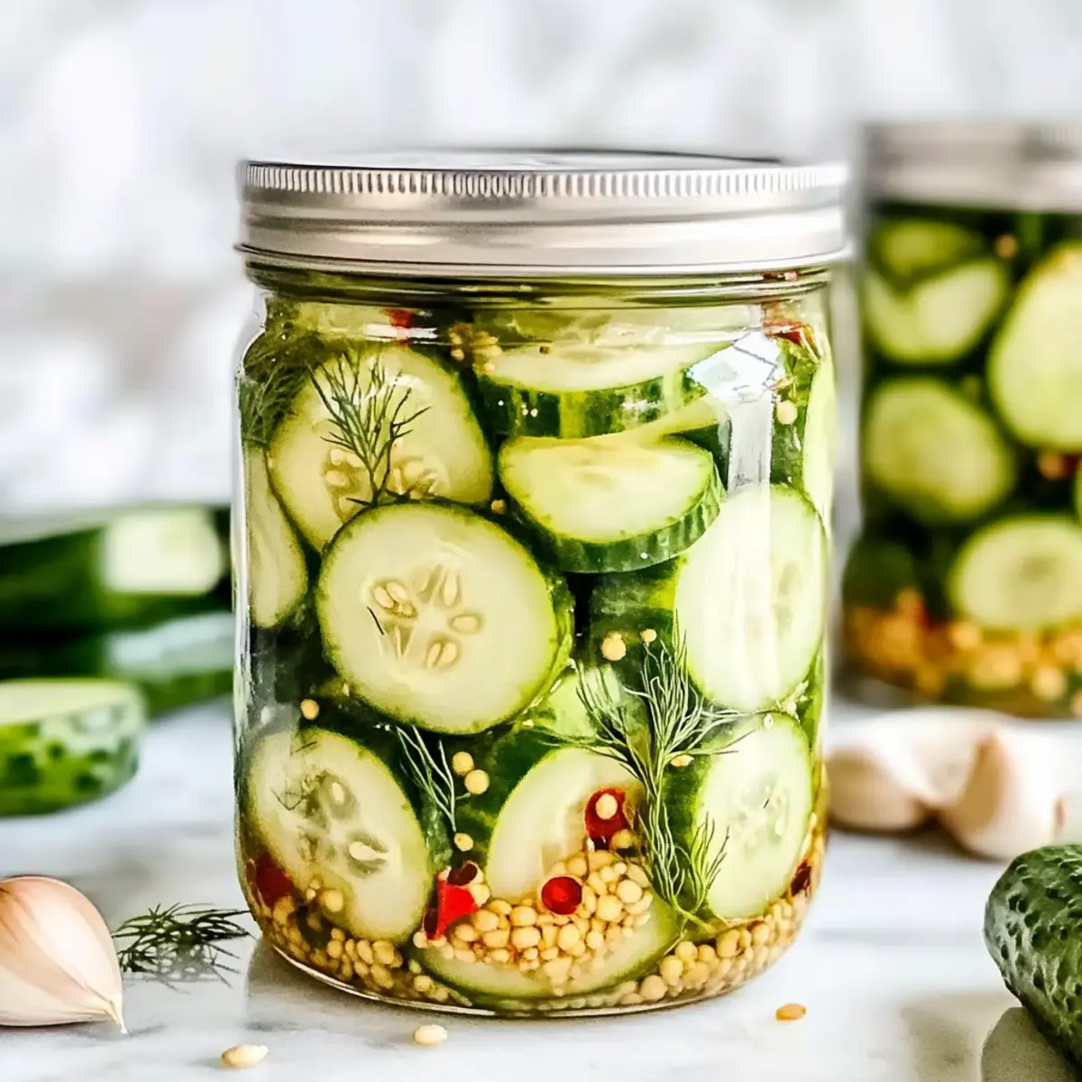 Refrigerator Pickles: Easy Crunchy Garlic Dill Delight