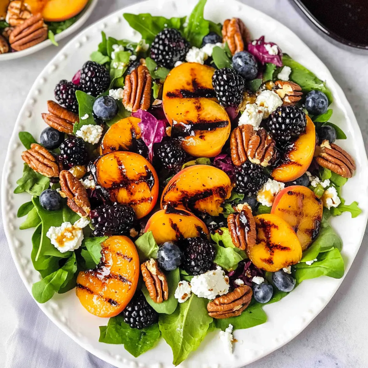 Grilled Peach Salad: A Refreshing Taste of Summer Bliss