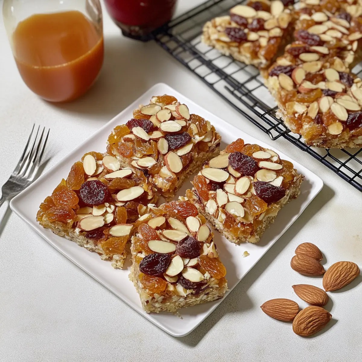 Irresistible Harissa Apricot Almond Bars for a Sweet Kick