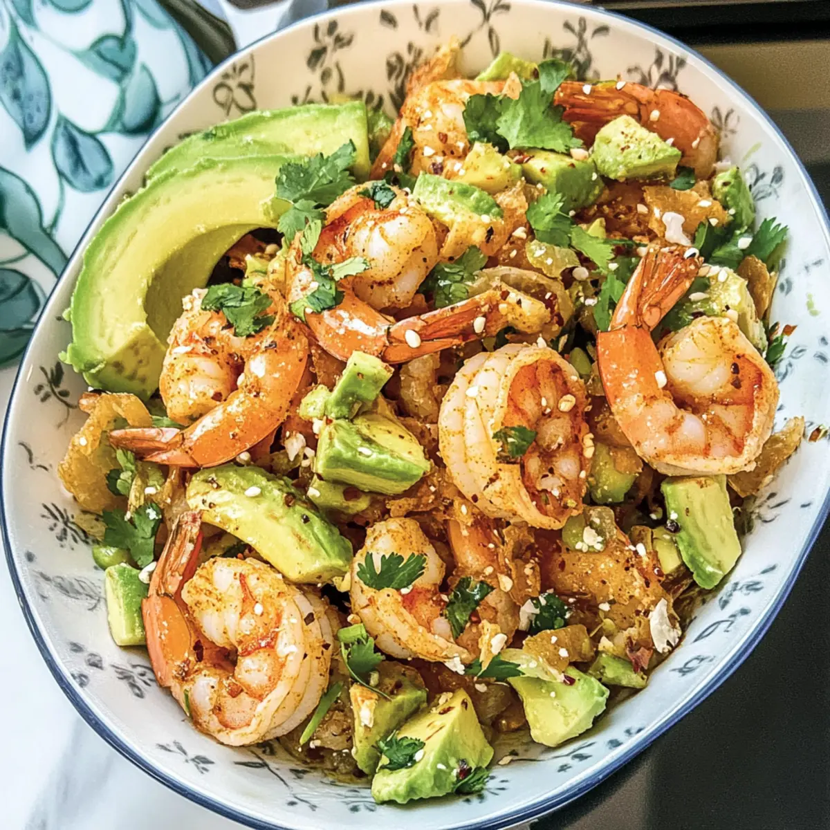 Zesty Avocado Shrimp Salad for Refreshing Summer Bliss