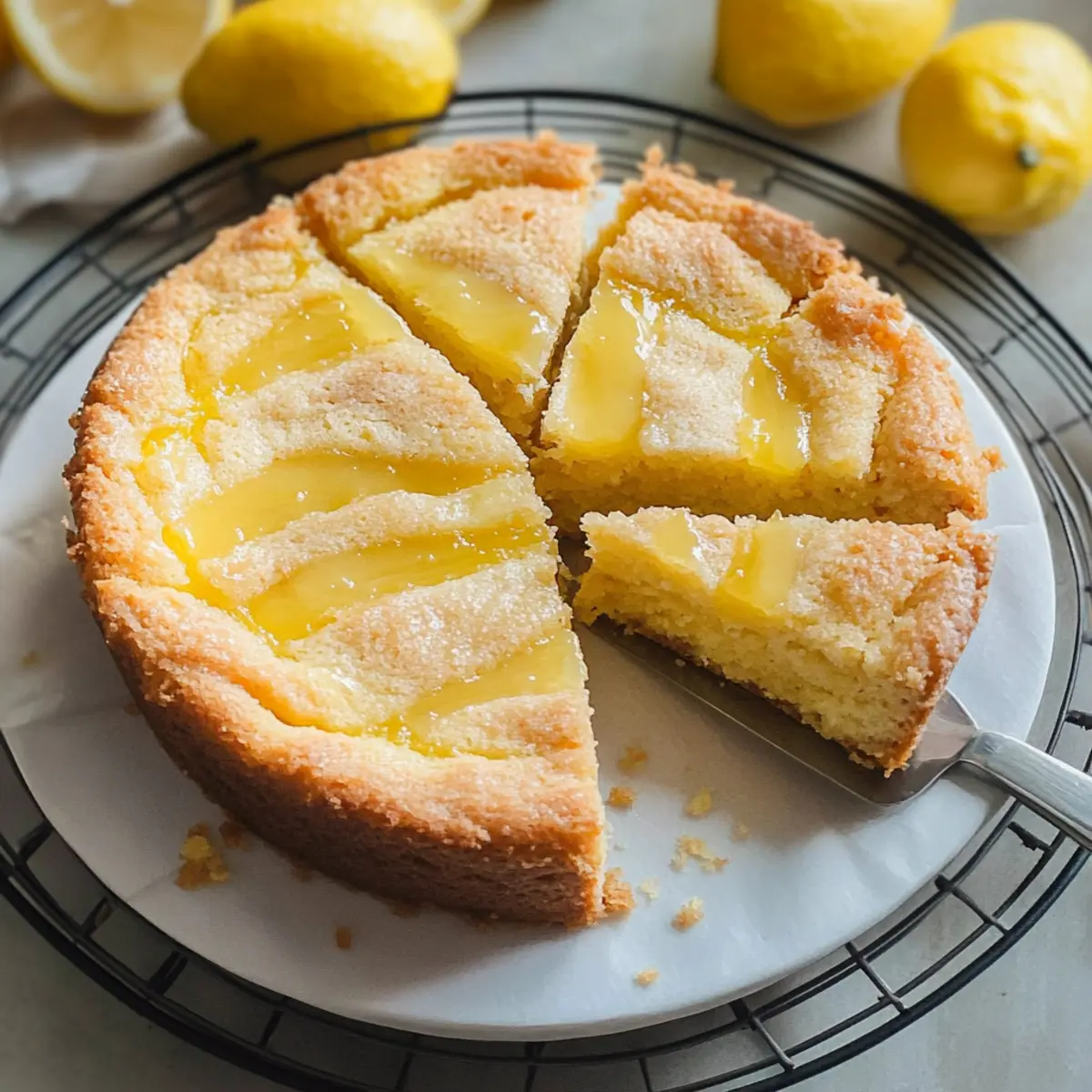Lemon Curd Almond Cake: A Zesty Vegan Treat!