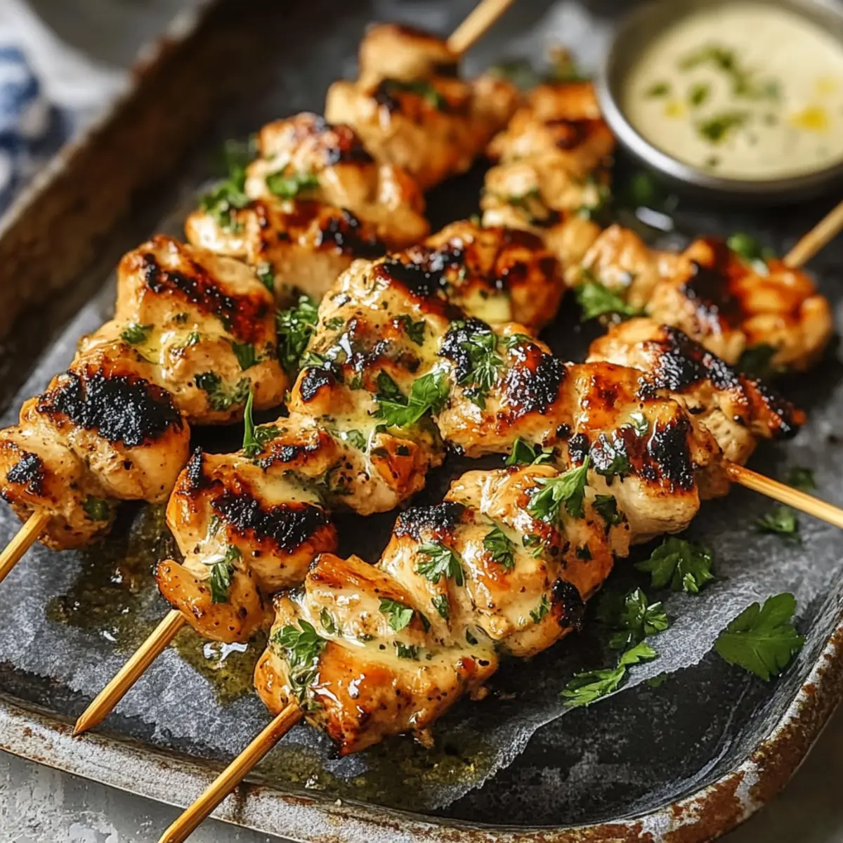 Irresistible Cowboy Butter Chicken Skewers for Easy Grilling