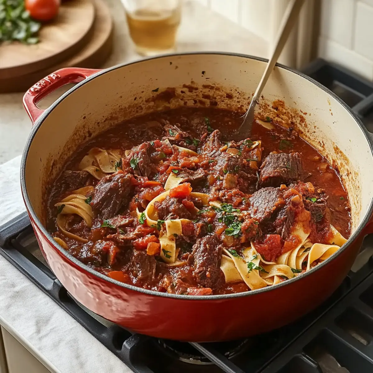 Dutch Oven Short Rib Ragu: A Cozy Comfort Food Delight
