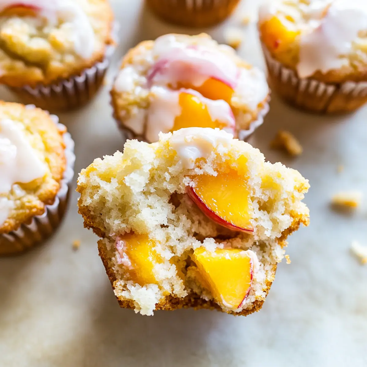 Heavenly Peaches and Cream Muffins for a Cozy Morning Treat