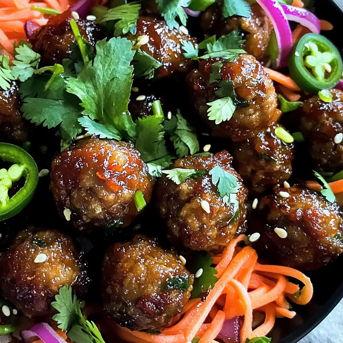 Banh Mi Meatballs: A Savory Twist on a Vietnamese Classic