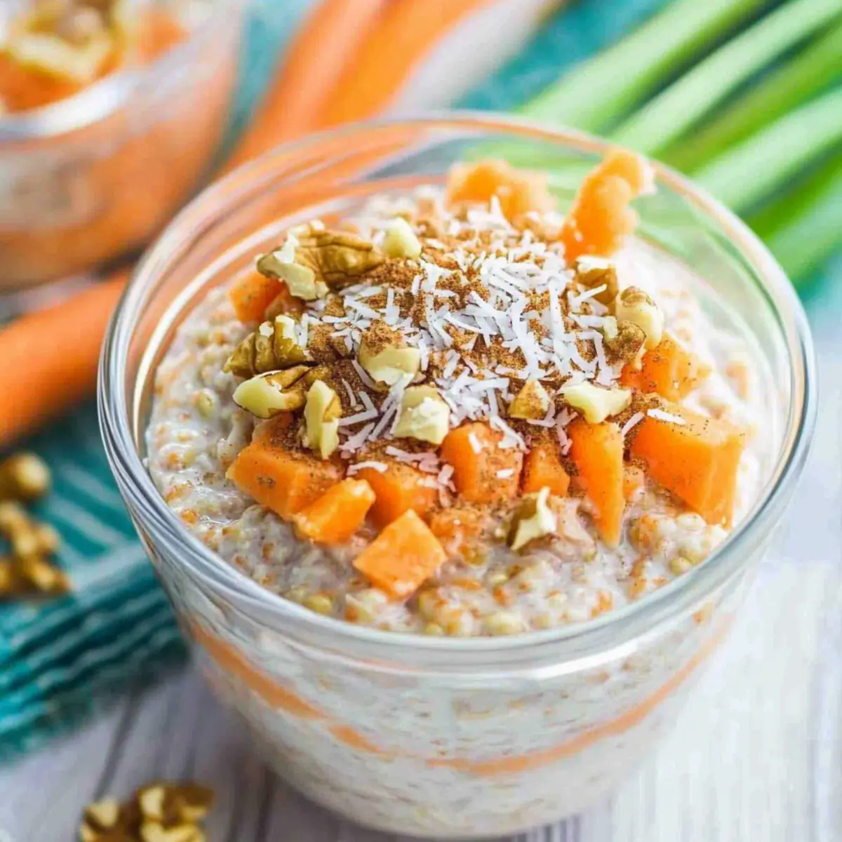 Carrot Cake Overnight Oats for a Healthy Morning Boost