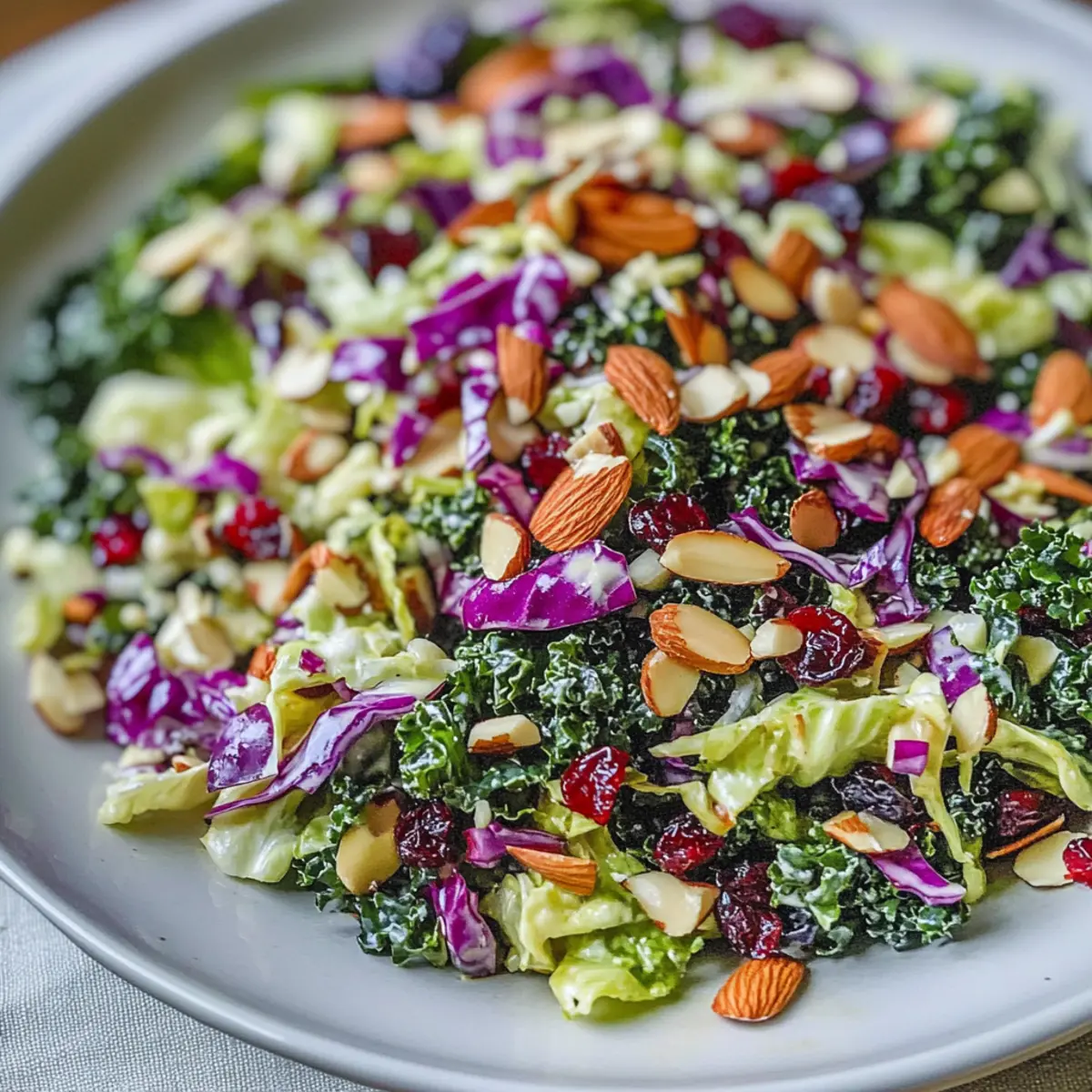 Crispy Cabbage Crunch Salad with Sweet Maple Vinaigrette