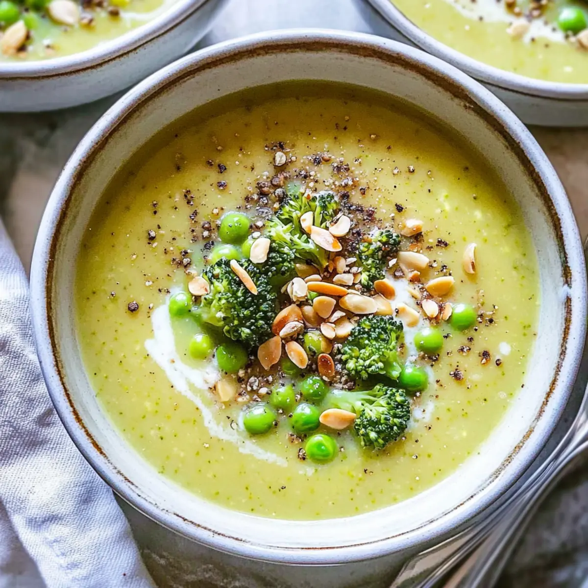 Comforting Pea and Broccoli Miso Soup for a Healthy Boost