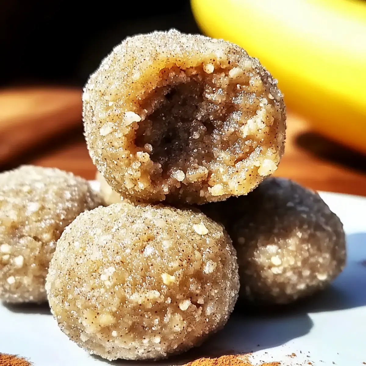 No-Bake Banana Cinnamon Energy Bites for Quick, Healthy Snacking