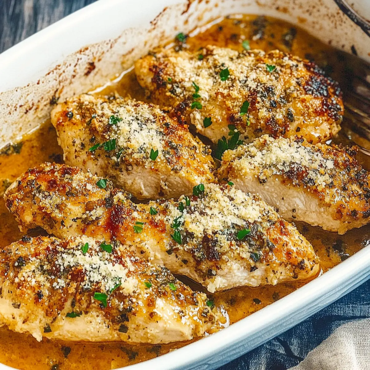 Garlic Parmesan Chicken Bake: Quick, Crispy Comfort Food