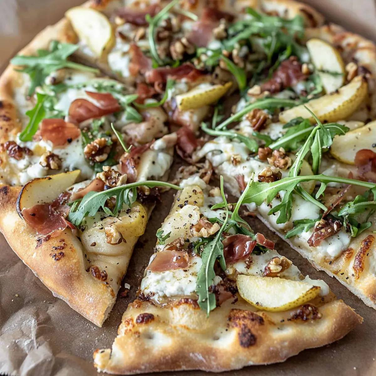 Irresistible Pear and Prosciutto Pizza That’s Pure Bliss