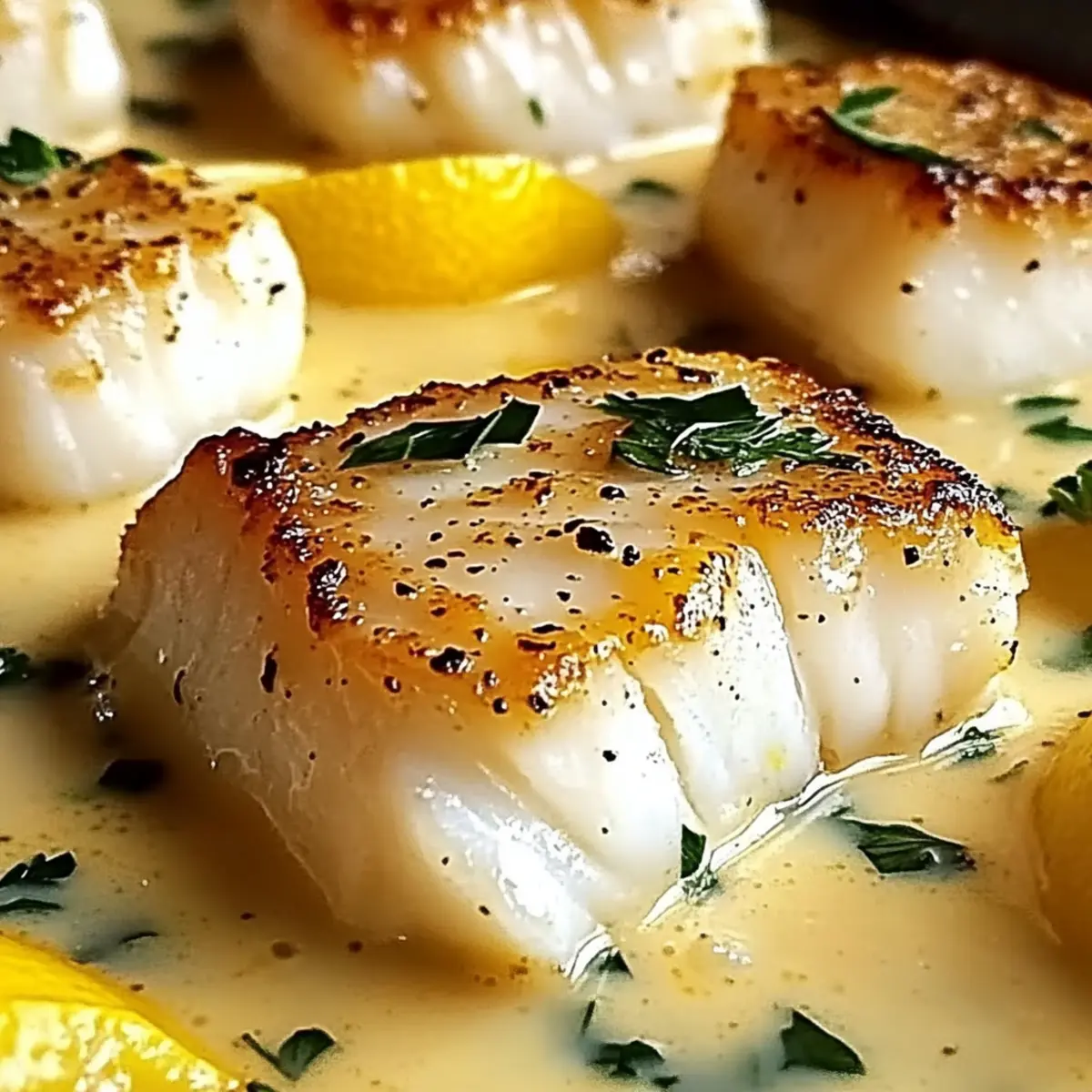 Baked Cod in Coconut Lemon Cream Sauce: A Tropical Delight