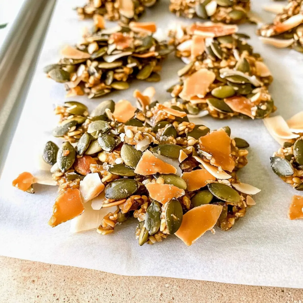 Crunchy Pumpkin Seed Clusters for Guilt-Free Snacking