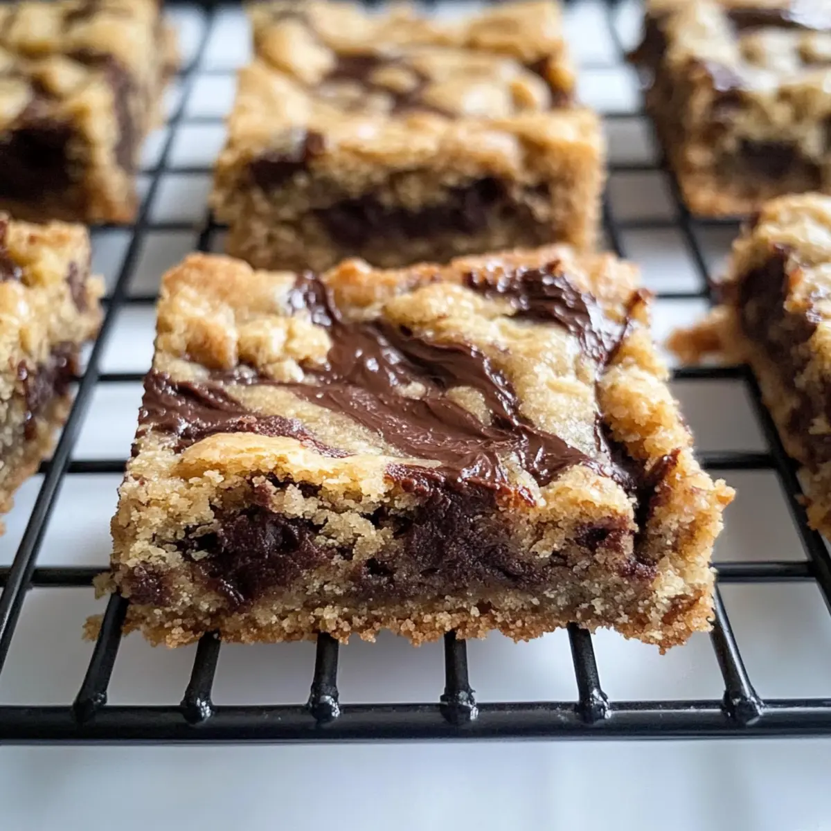 Irresistibly Gooey Moose Tracks Cookie Bars to Indulge In