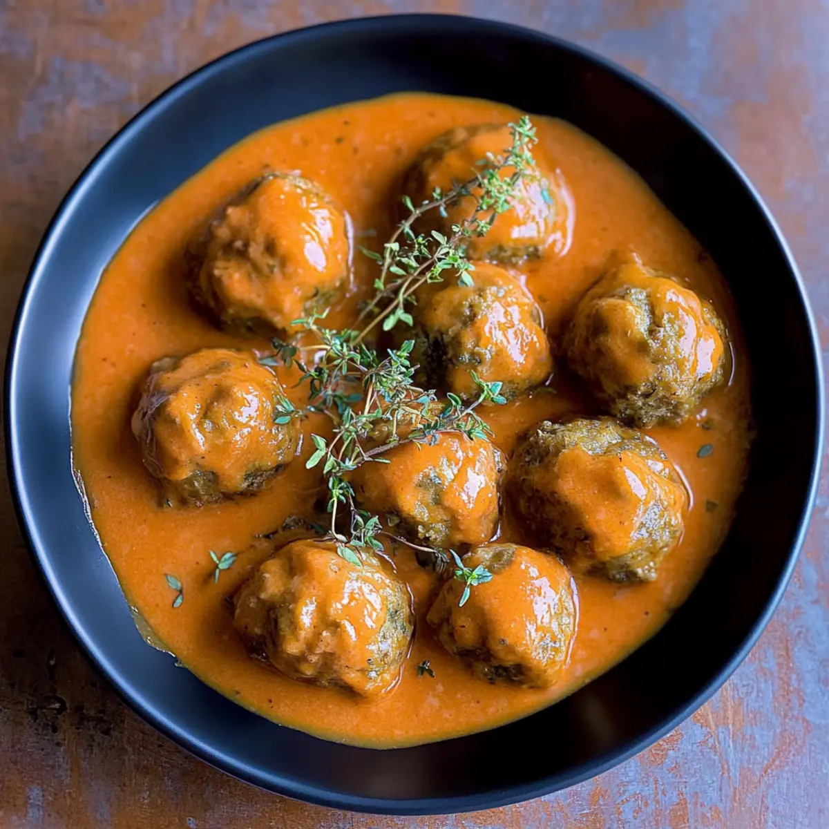 Greek Meatballs with Roasted Red Pepper Sauce You’ll Love