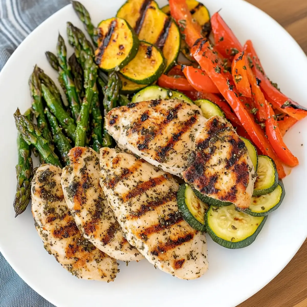 Grilled Garlic and Herb Chicken and Veggies for Flavorful Nights