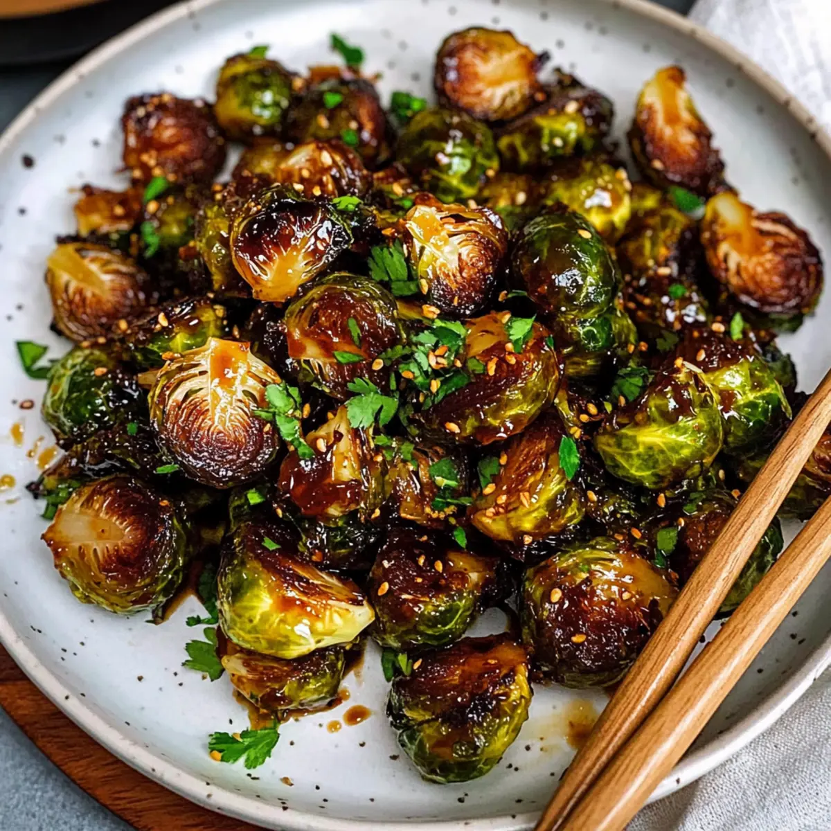 Crispy Asian BBQ Brussels Sprouts for a Flavorful Crunch