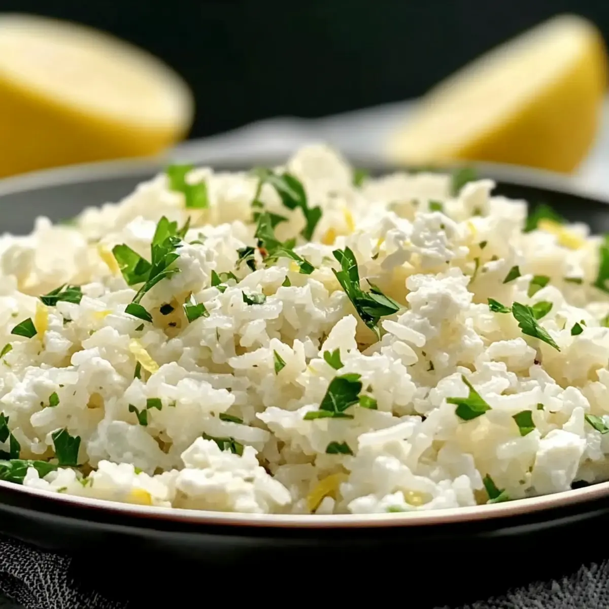 Feta Cheese Rice with Lemon Recipe – Quick Mediterranean Bliss