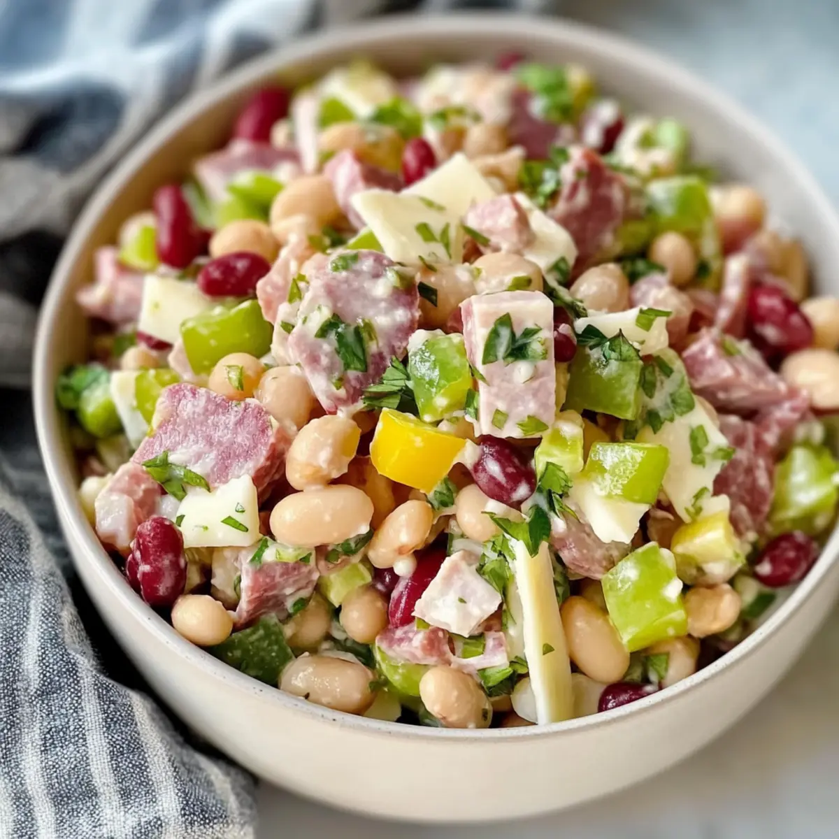 Flavor-Packed Italian Grinder Bean Salad for Easy Meal Prep