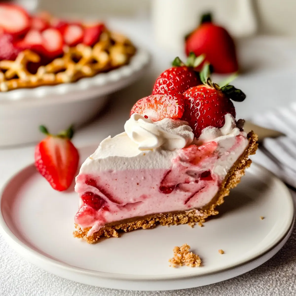 Strawberry Pretzel Pie: A No-Bake Summer Delight