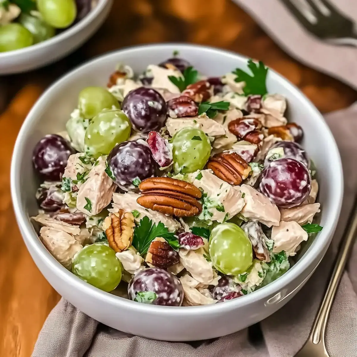 Refreshing Chicken Salad Chick Grape Salad for Summer Joy