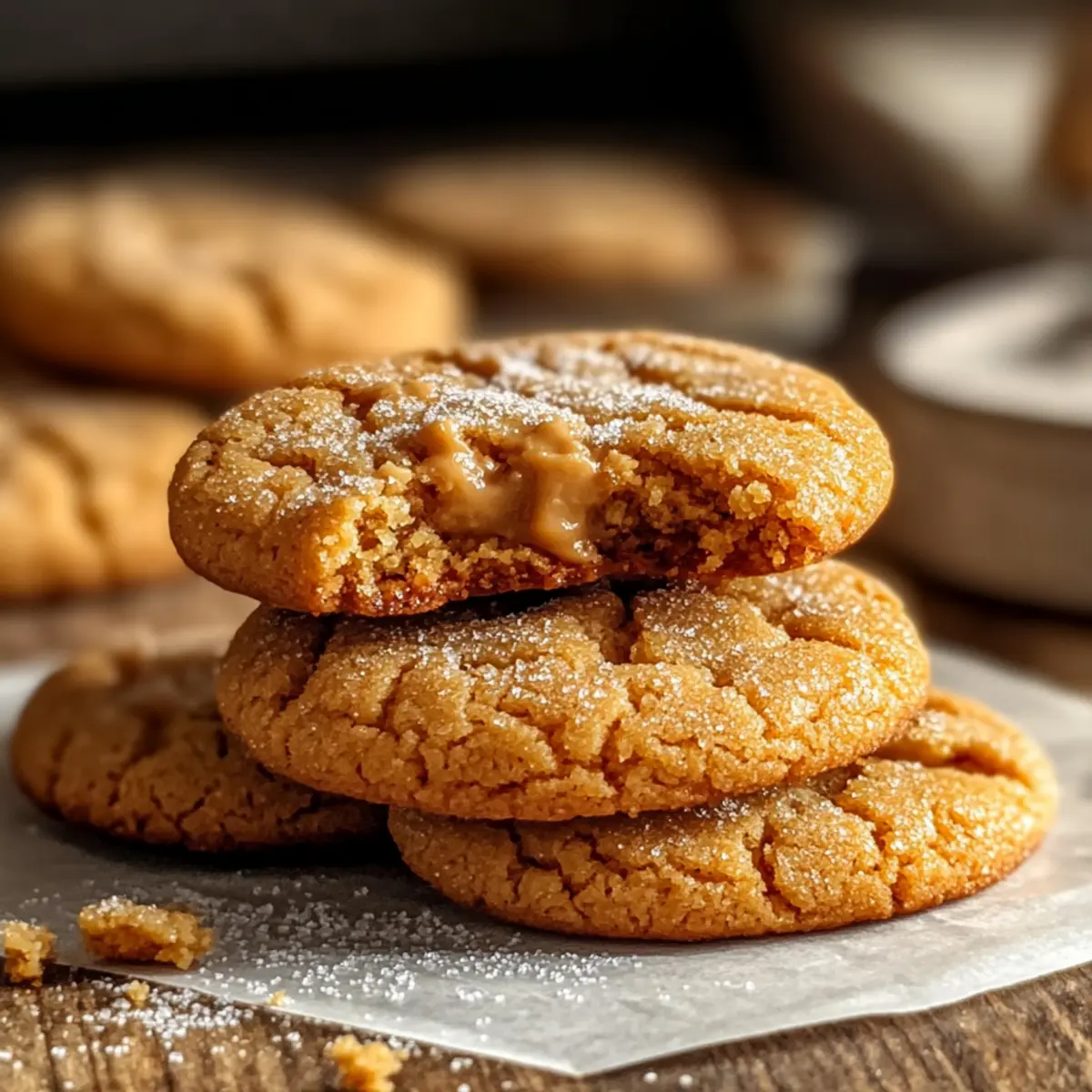 Chewy Peanut Butter Cookies with Just 3 Simple Ingredients