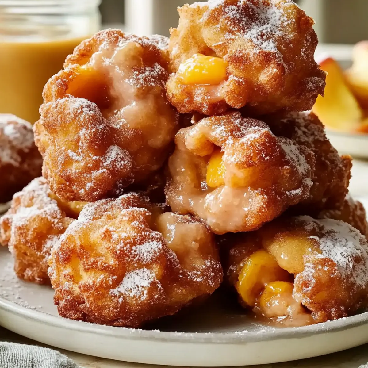 Southern Peach Fritters - Crispy Treats for Sweet Mornings