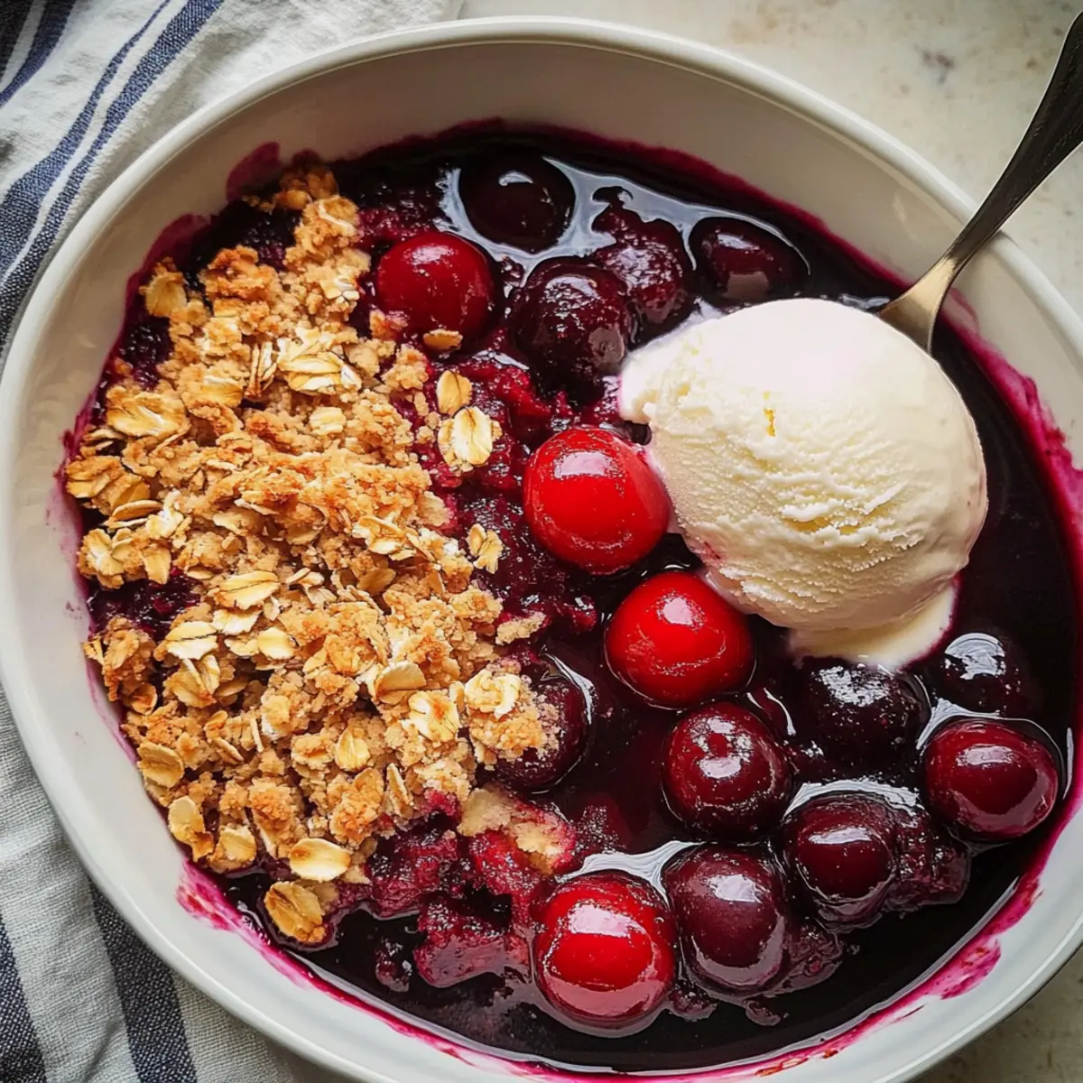 Homemade Cherry Crisp: A Sweet Summer Treat to Savor