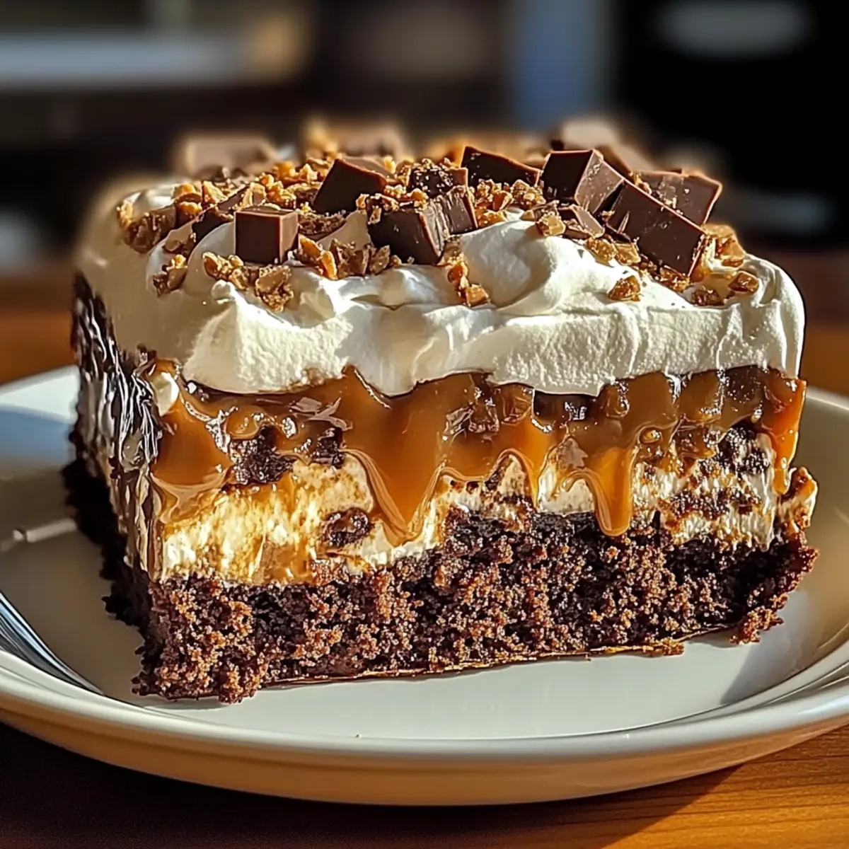 Heath Bar Cake: Decadent Chocolate Meets Creamy Caramel Bliss