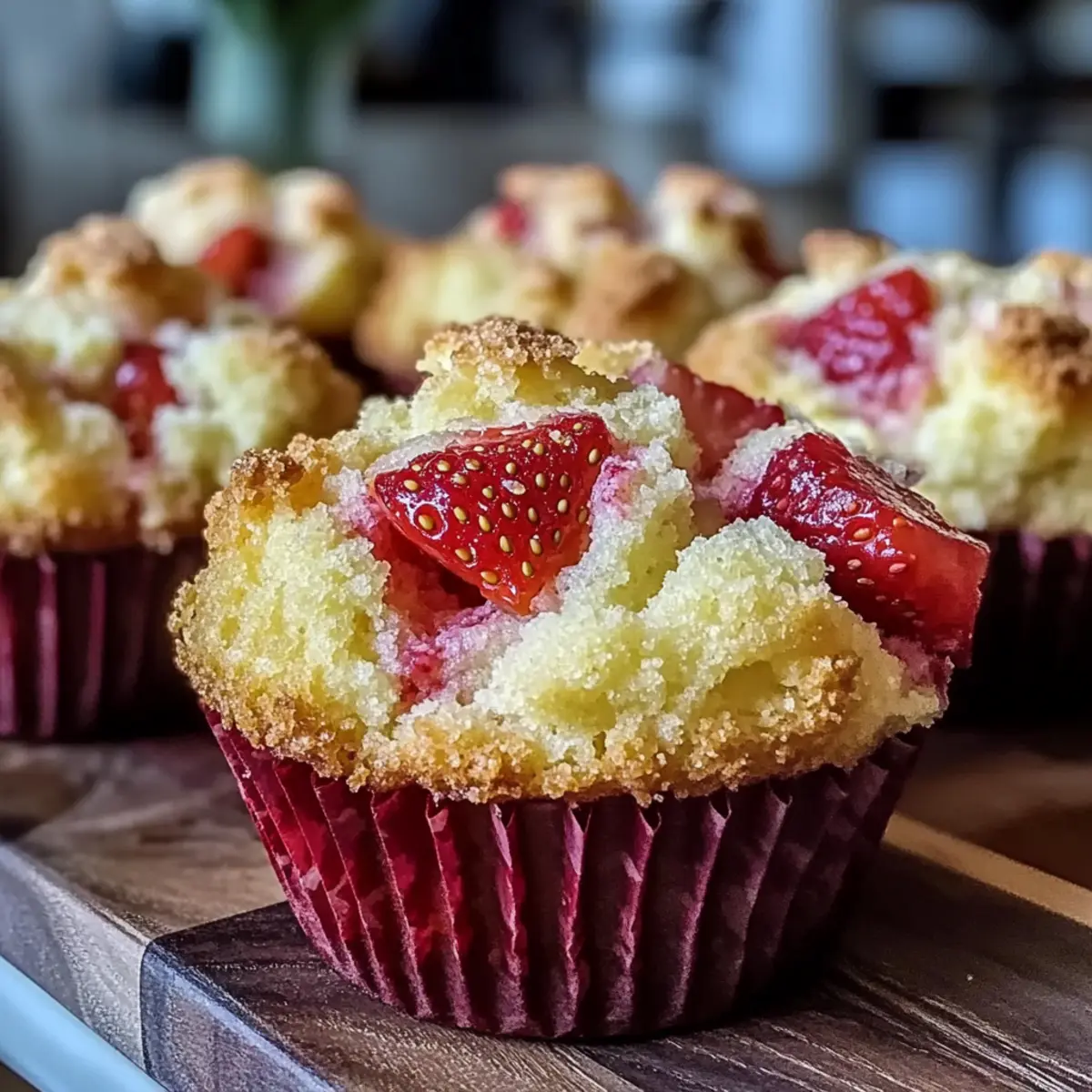 Fluffy Strawberry Shortcake Muffins for Sweet Cravings