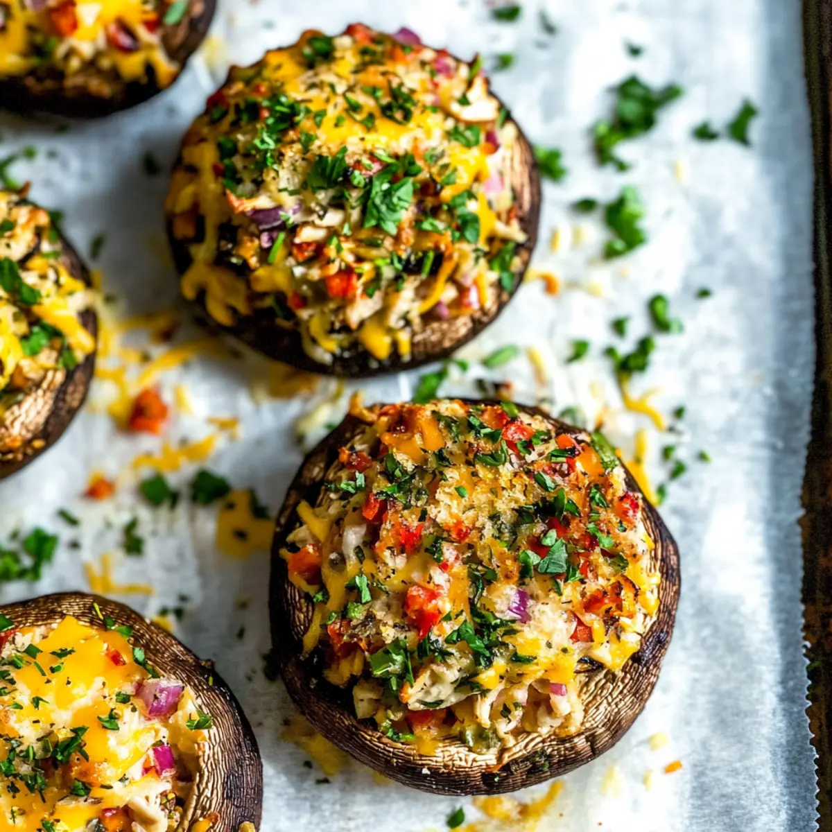 Savory Stuffed Portobello Mushrooms for a Cozy Night In