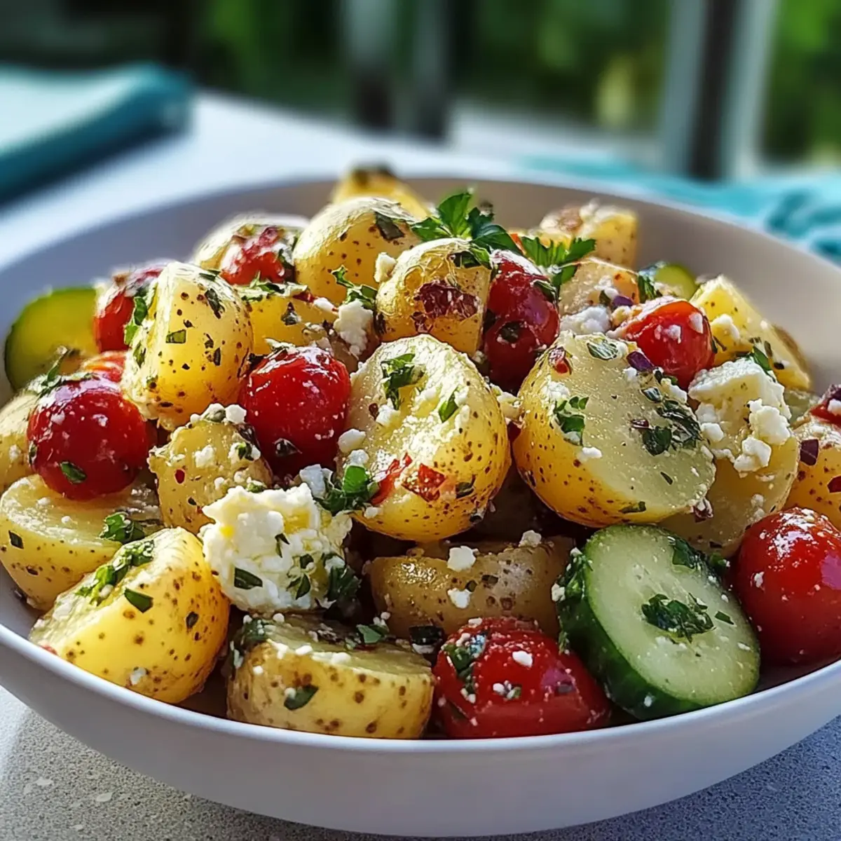 Zesty Mediterranean Potato Salad That Brightens Any Meal