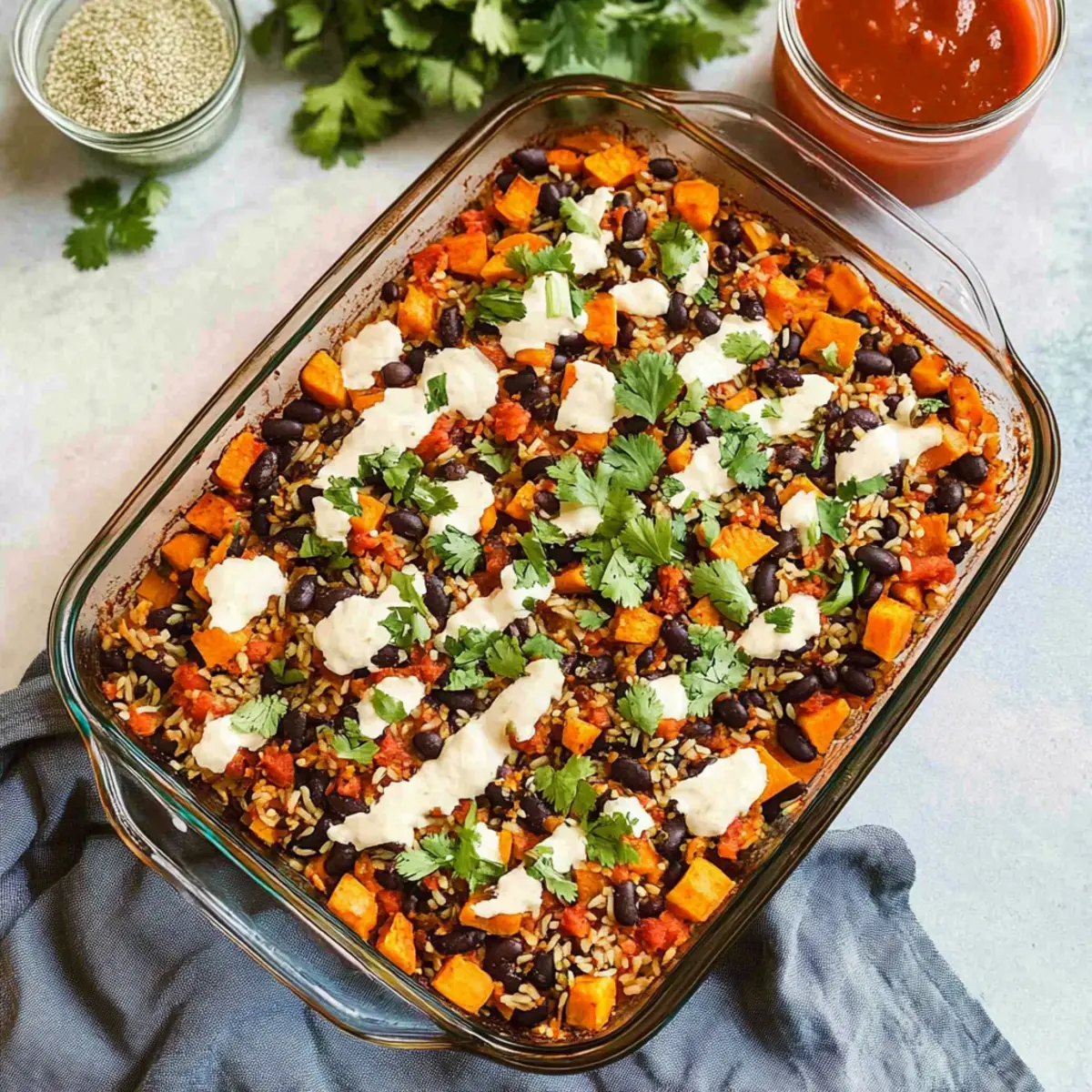 Black Bean and Sweet Potato Bake: Cozy Vegan Comfort Food