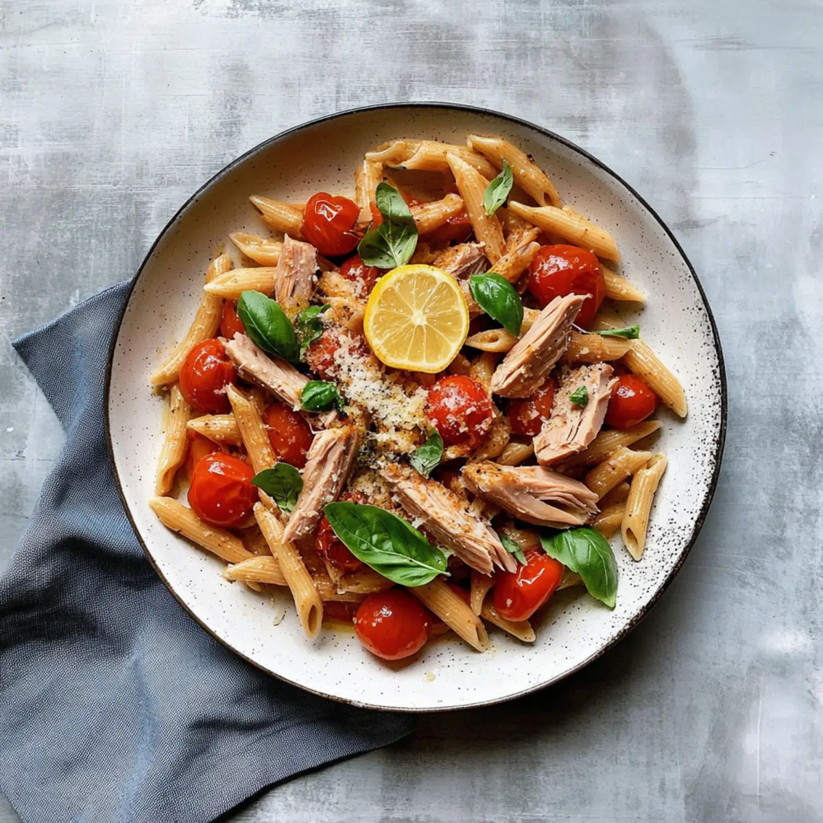 Pasta with Tomatoes and Tuna: A Quick Mediterranean Delight