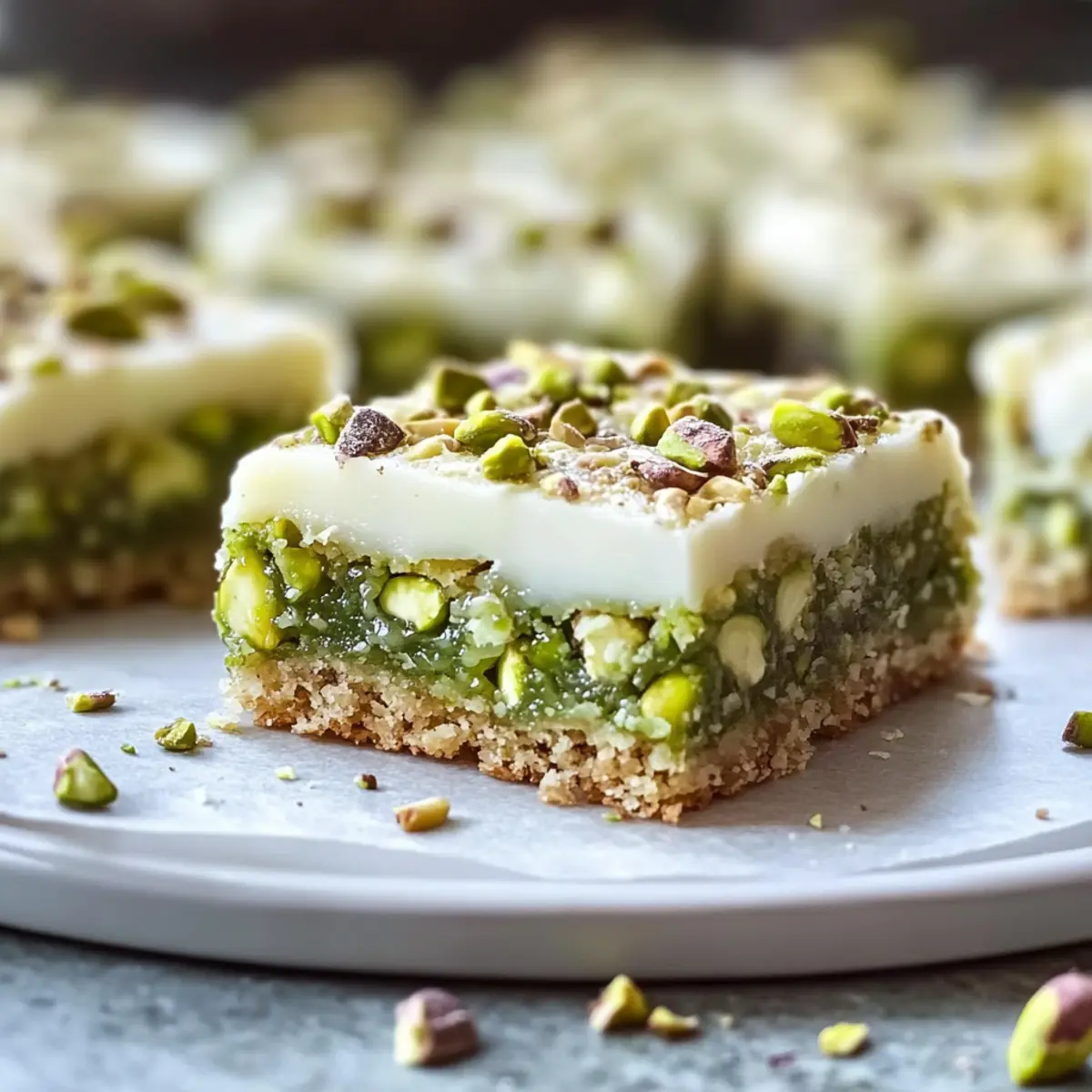 Pistachio Dream Cookie Bars for an Irresistible Treat!