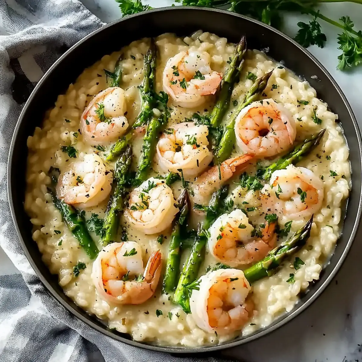 Irresistibly Creamy Shrimp and Asparagus Risotto at Home