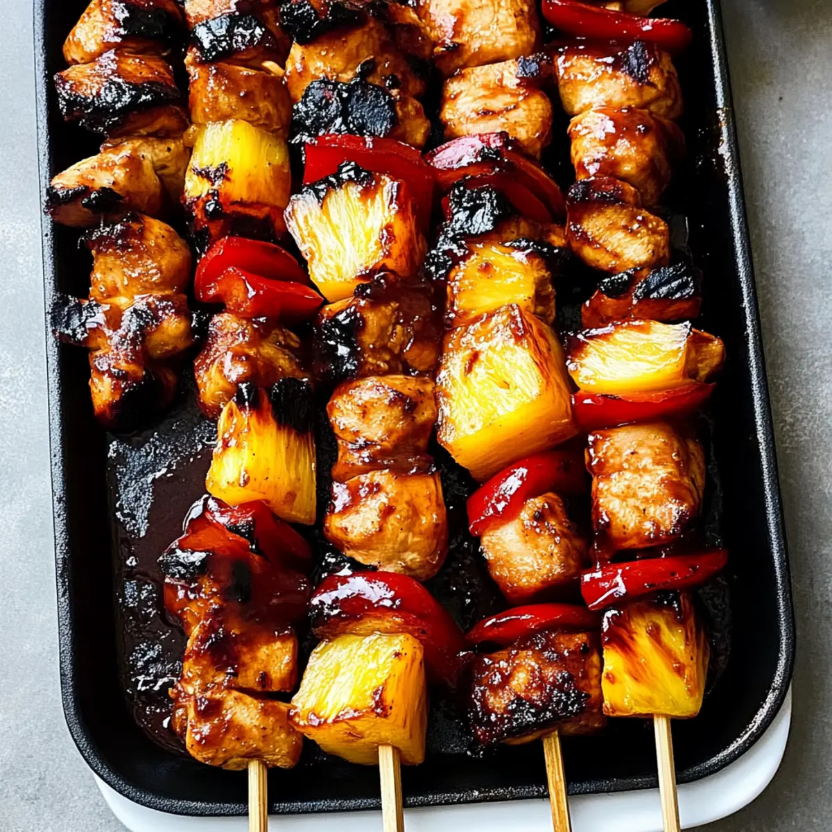 Sweet & Savory Hawaiian Chicken Skewers for Summer Grilling