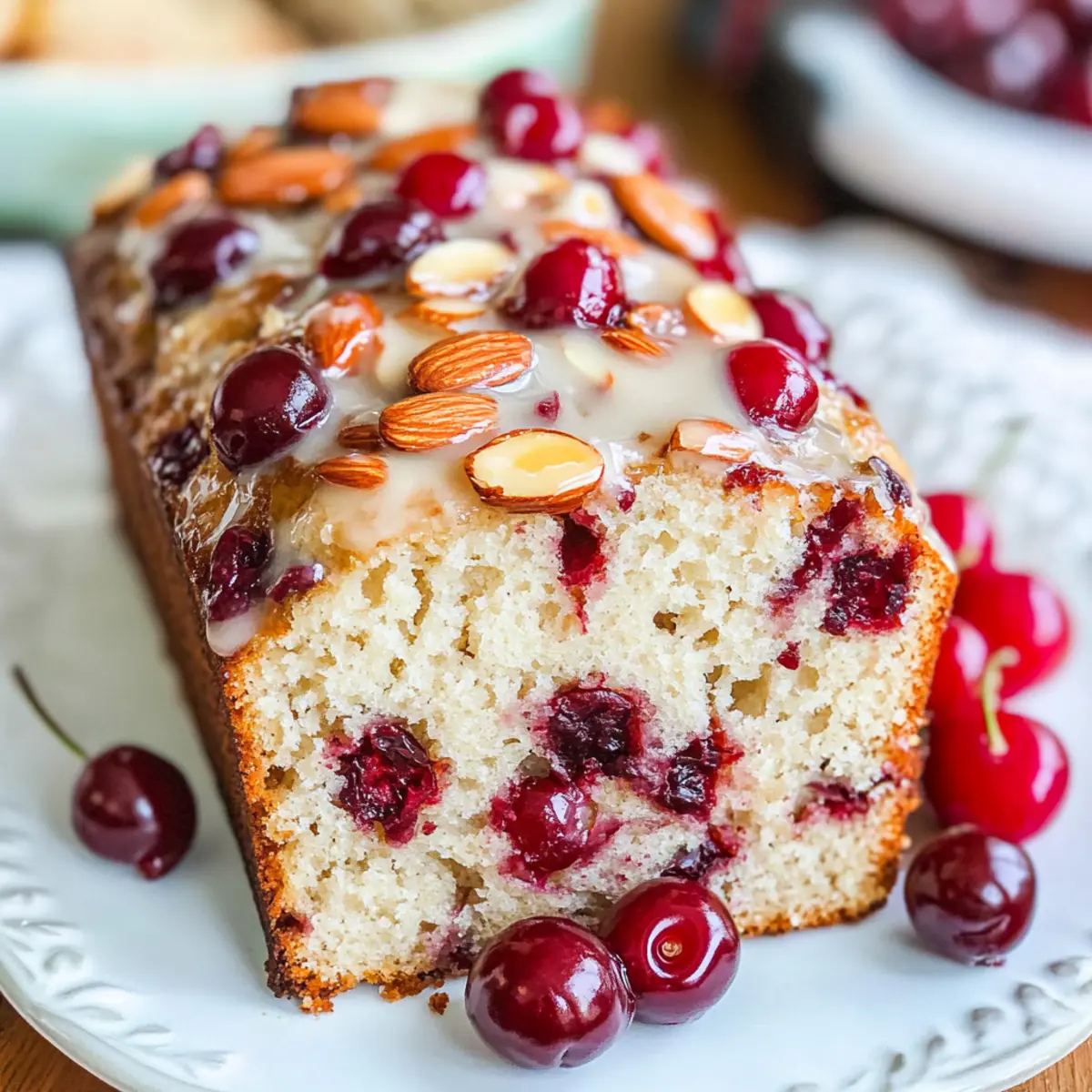 Moist Almond Cherry Bread That Sweetens Your Day