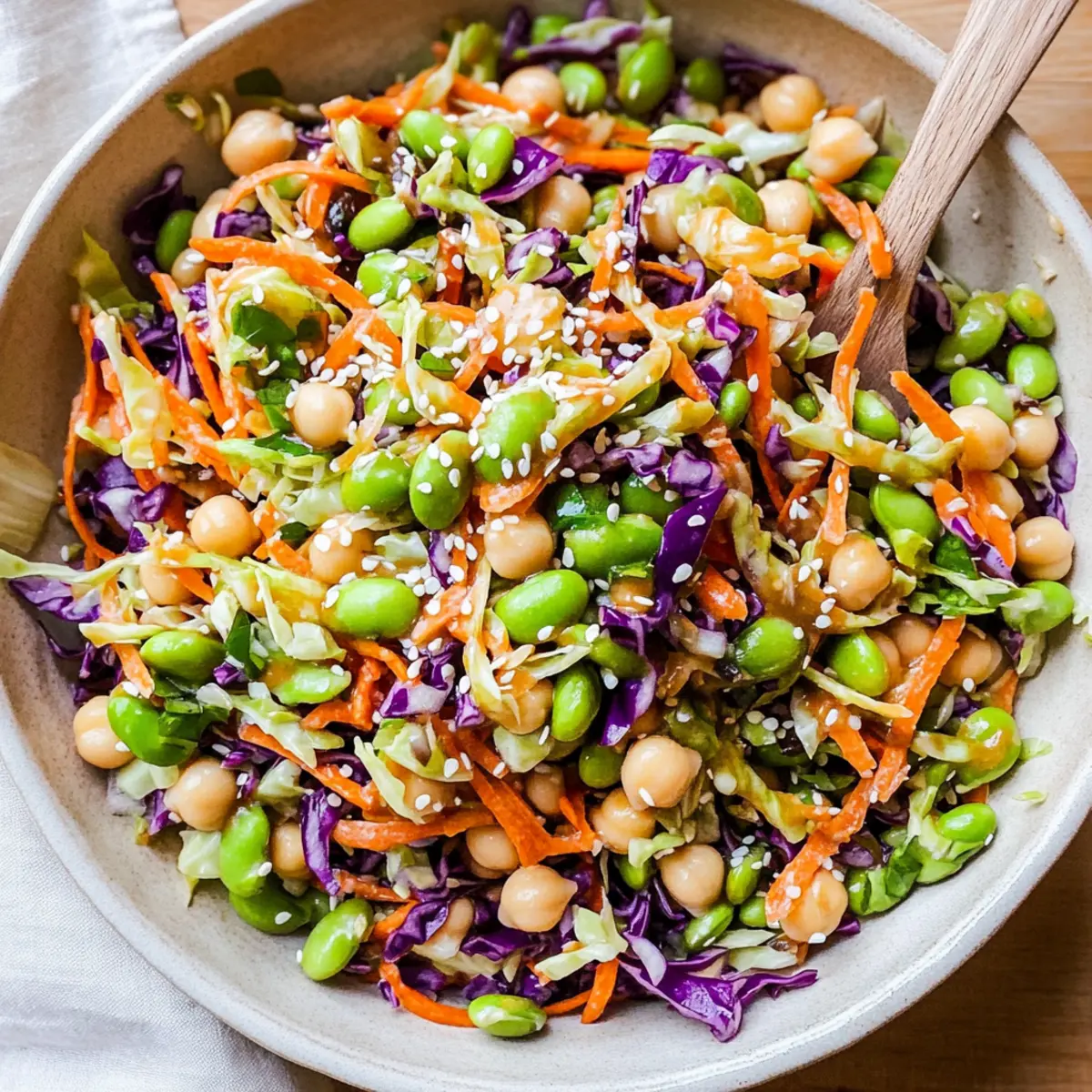 Miso Sesame Dense Bean Salad for Vibrant Flavor and Fun