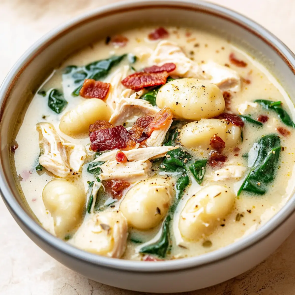Creamy Chicken Bacon Gnocchi Soup for Cozy Nights