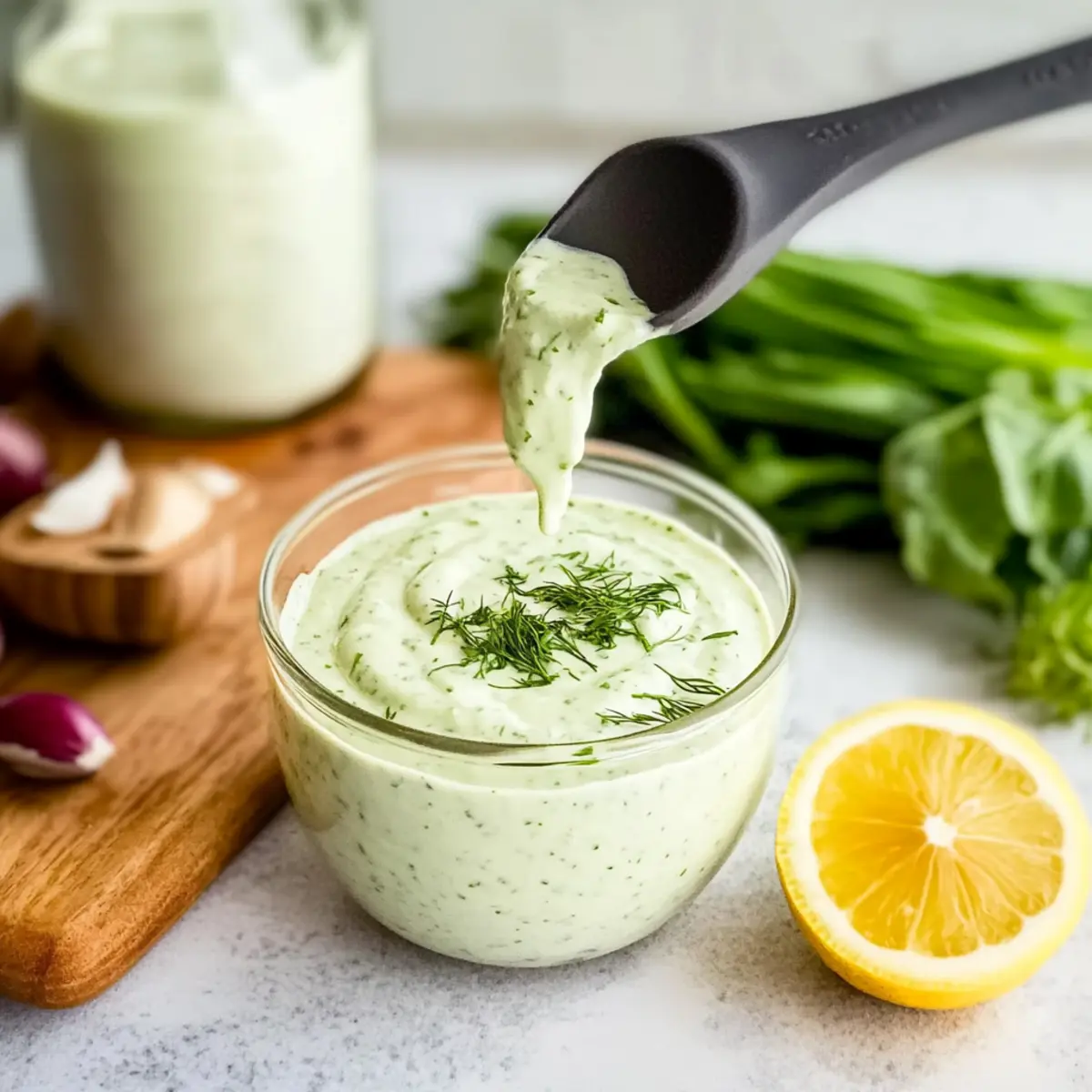 Creamy 5-Minute Avocado Ranch Dressing Everyone Will Love