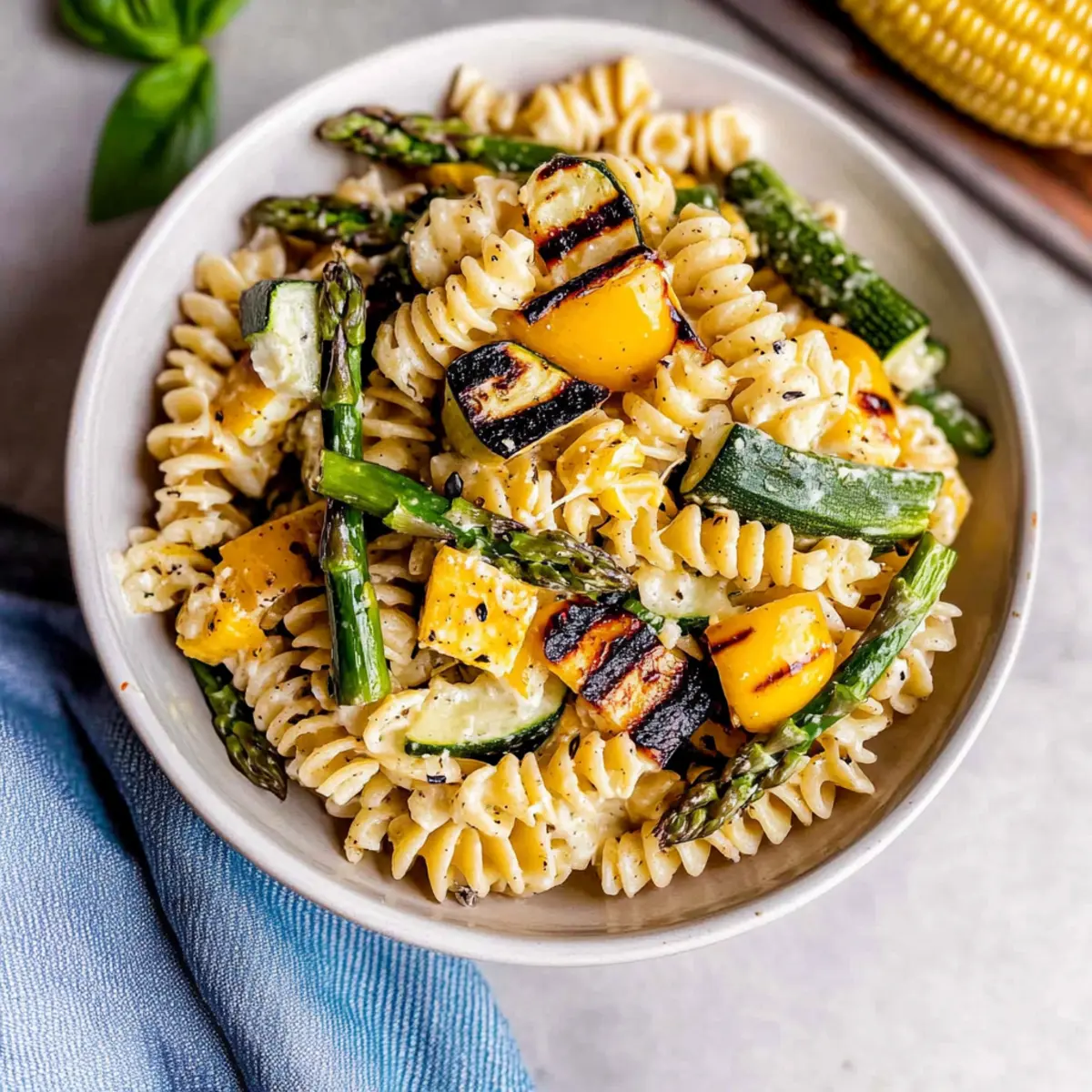 Grilled Summer Vegetable Pasta Salad for a Bright, Healthy Meal