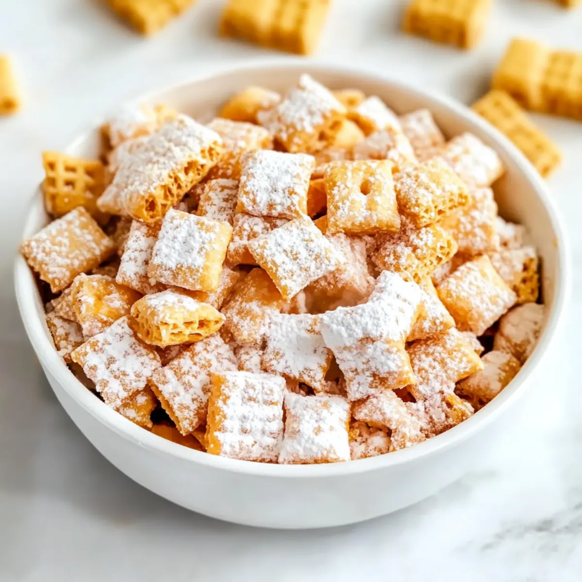 Delicious Orange Creamsicle Puppy Chow for a Sweet Snack