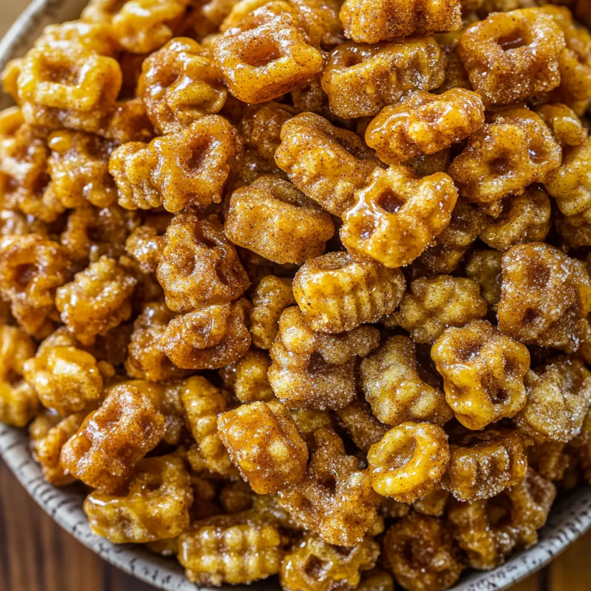 Irresistible No-Bake Churro Snack Mix for Sweet Crunchy Bliss